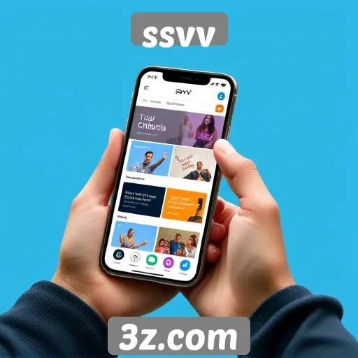 Experiência mobile do site ssvv em dispositivos móveis
